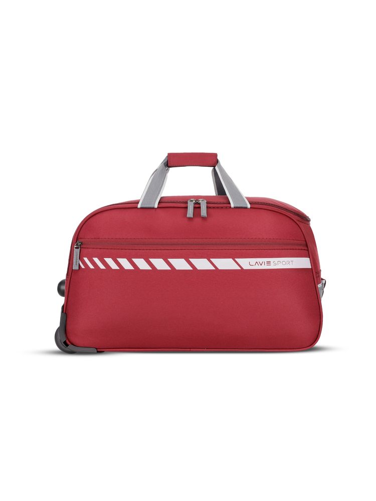 Lavie Sport Pluto 45L Trolley Wheel Duffle Bag (Maroon) (S)-picture-15