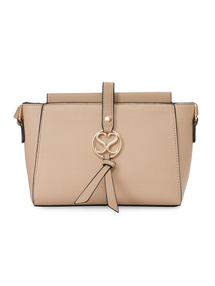 Sugarush Daliana Women Pu Cross Body Handbag - Beige-image-49
