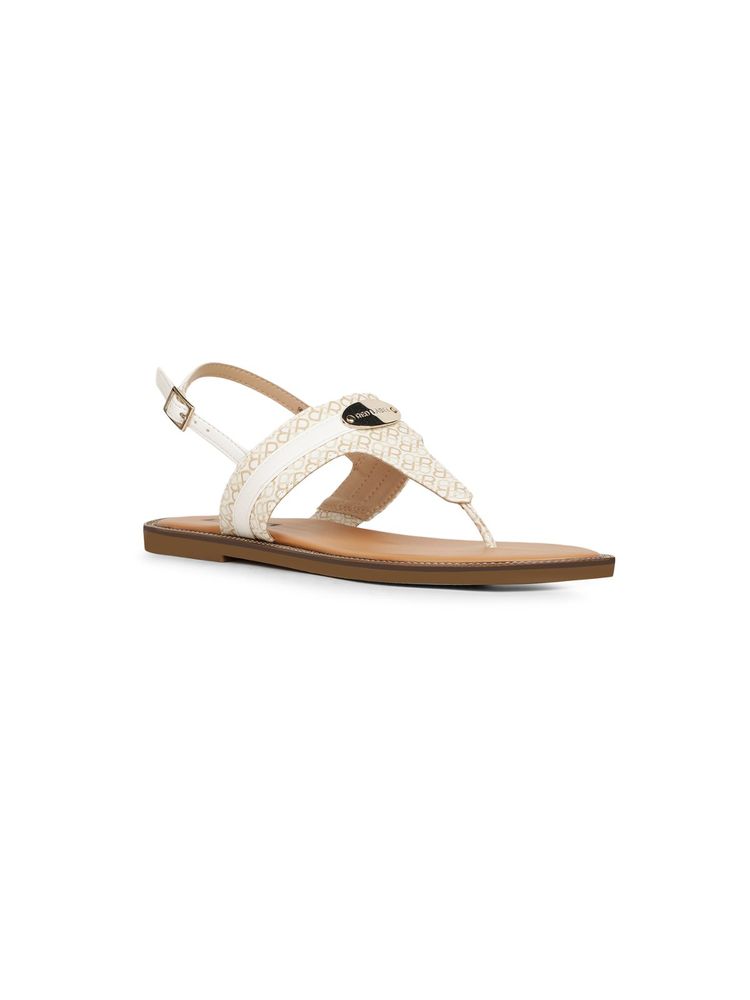 Bata White Women Flat Sandals-picture-13