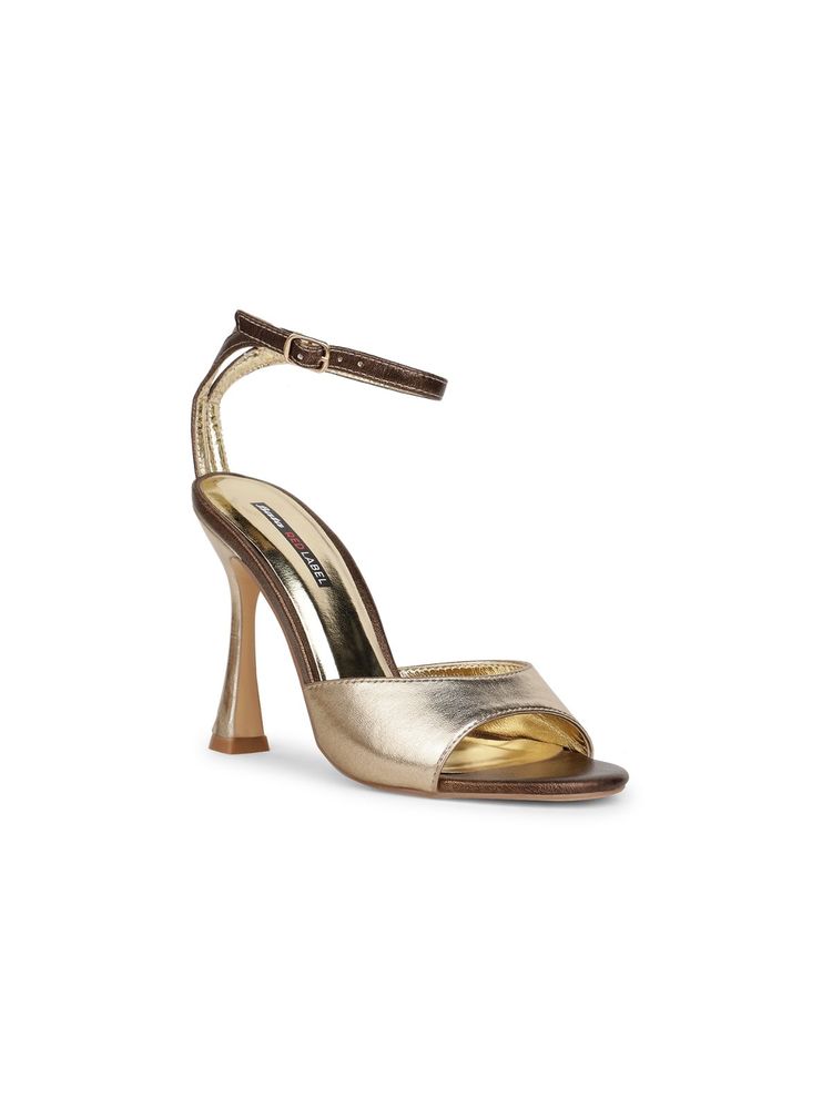 Bata Gold Women Heel Sandals-picture-18
