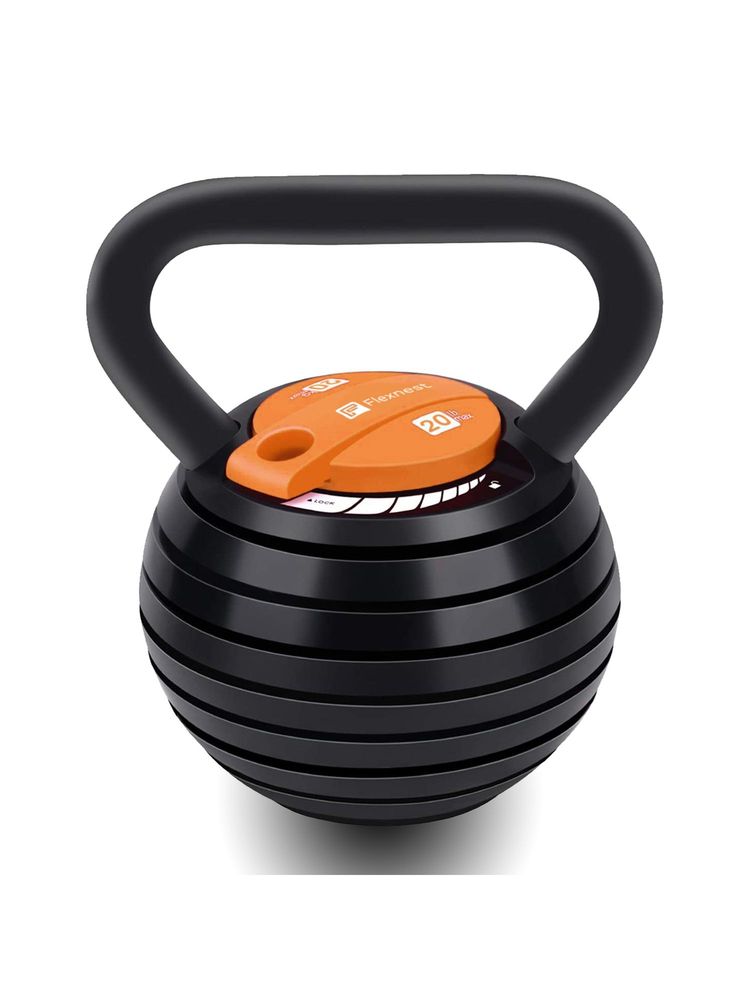 Flexnest® The Flexikettle 7-in-1 Adjustable 20lbs Kettlebells, Home Workouts - German Designed