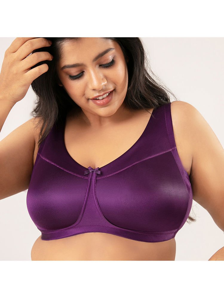 Nykd by Nykaa Minimize Me Bra - Grape Royale NYB044