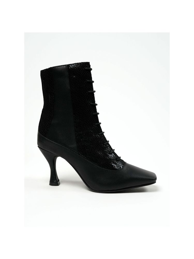 Theater Women Bowie Starman Colourblock Lace-Up Boots-picture-23
