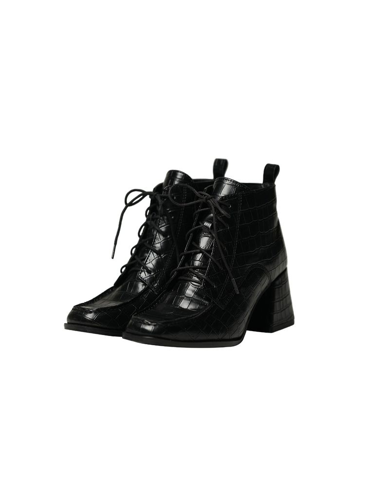 Theater Women Polly Michael Black Lace-Up Boots-image-2