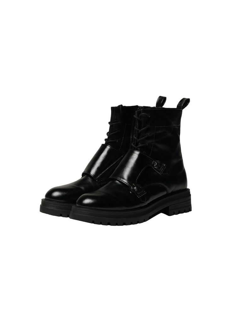 Theater Women Black Sabbath Buckled Boots-picture-28
