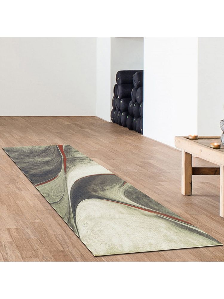 OBSESSIONS Printed Yoga Mat with Carrying Strap Multi-Color-image-39