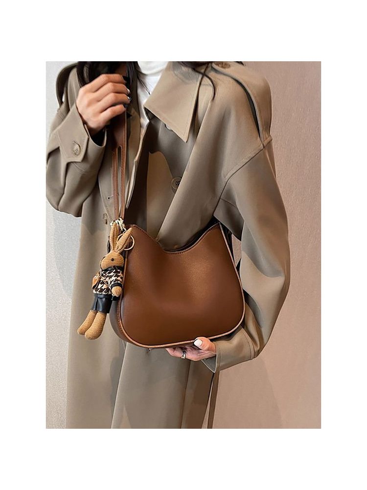 Styli Women's Brown Dual Long Tassel Sling Bag-picture-13