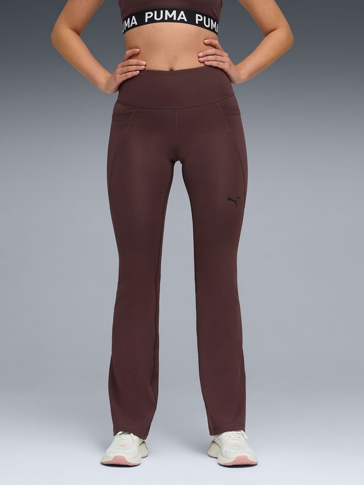 Puma Train All Day Women's Bootcut Training Trackpant-Brown-picture-12