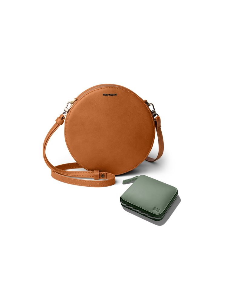 DailyObjects Womens Sling Bag and Zip Wallet Combo Green (Set of 2)-image-33
