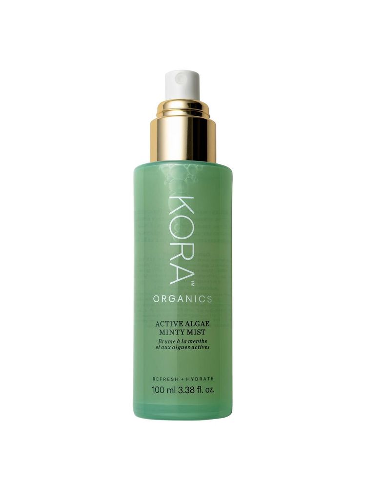 Kora Organics Active Algae Minty Mist Hydrates Refreshes Boosts Glow With Aloe Microalgae Peppermint-image-38