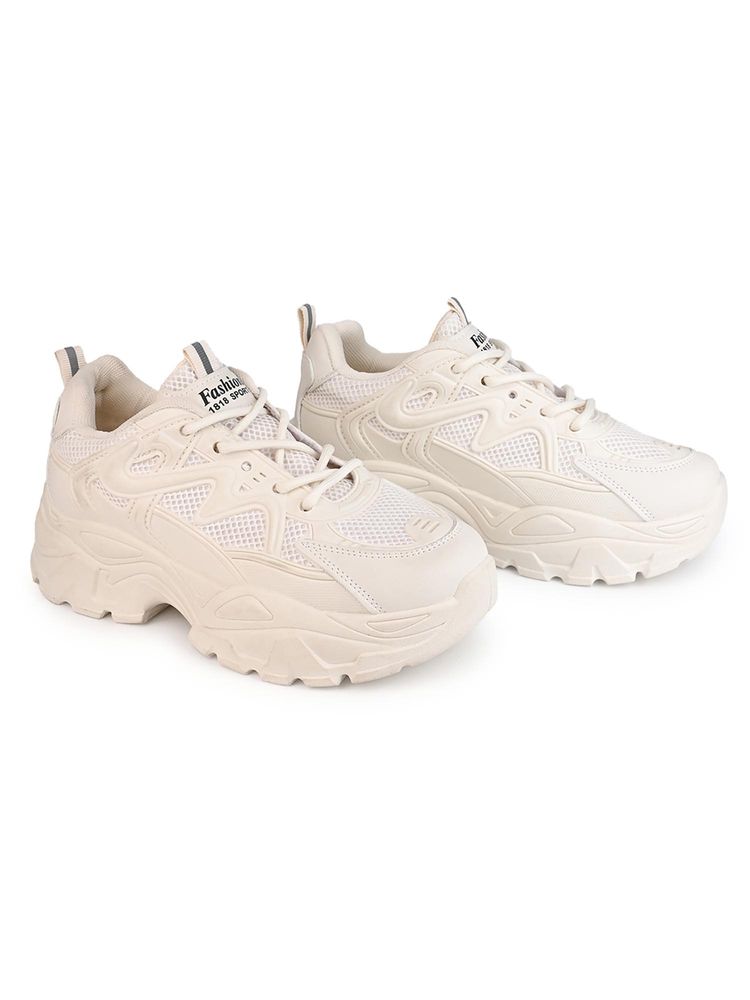 Alberto Torresi Trendy White Chunky Sneakers-picture-13
