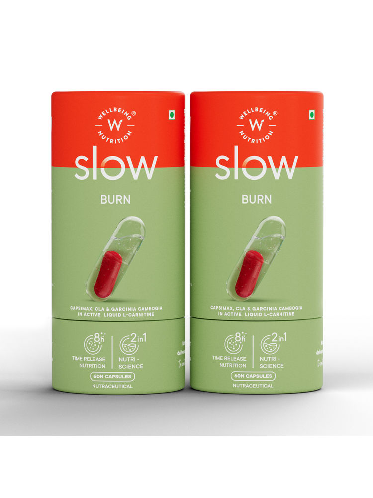 Wellbeing Nutrition Slow Burn with Capsimax Garcinia, Chromium & Liquid L-Carnitine (Pack of 2)-picture-10