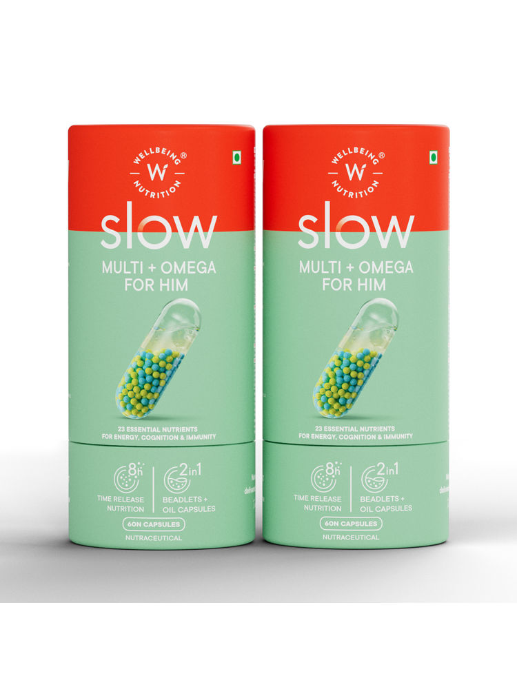 Wellbeing Nutrition Slow Multi + Veg Omega 3 for Him with 23 Vitamins & Minerals (Pack of 2)-picture-10