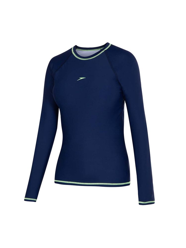 Speedo Women's Long Sleeve Suntop - & Bright Zest