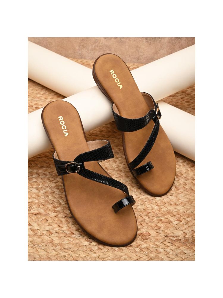 ROCIA By Regal Black Womens Flats-picture-11