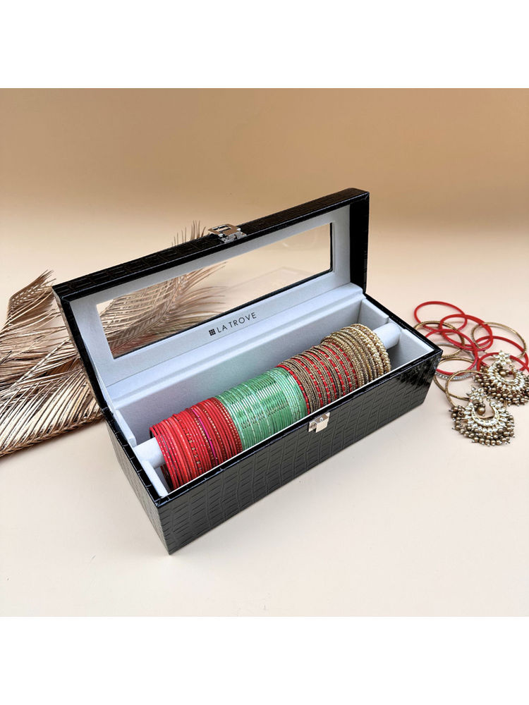 La Trove Premium Single Rod Bangle Organizer Box-picture-26