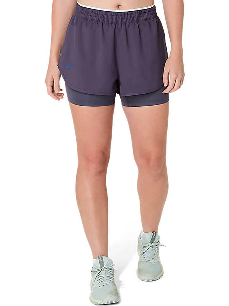 ASICS Womens Indigo Fog Match Shorts-picture-19