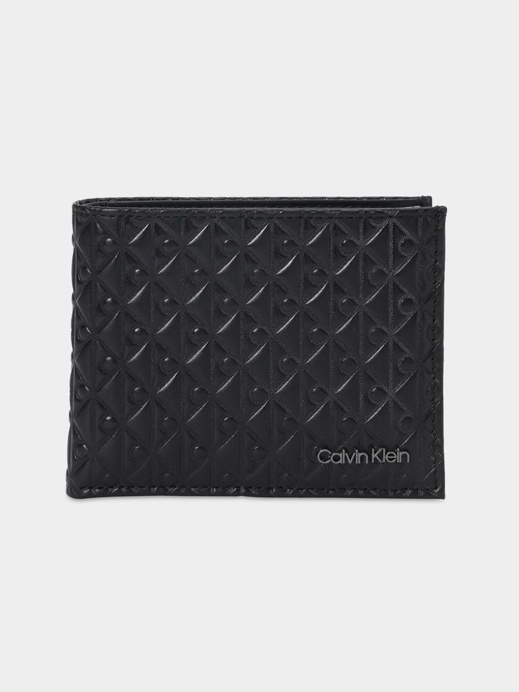 calvin klein fashion Calvin Klein Logo Black Leather Wallet-picture-27