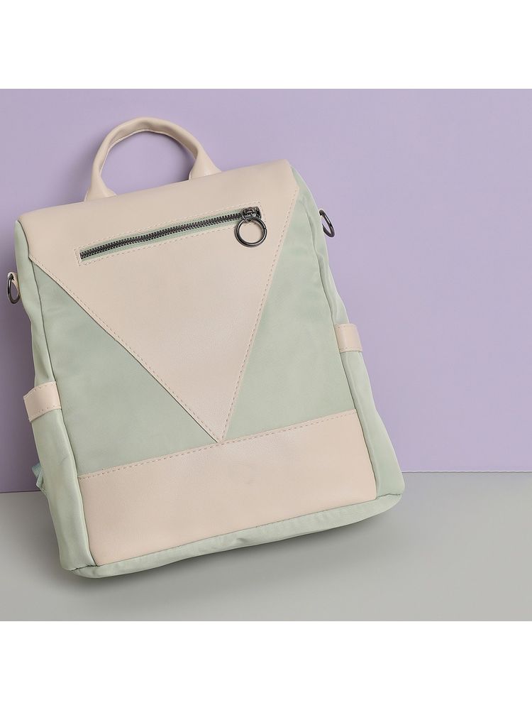 Haute Sauce Women Colourblocked Backpack With Top Handle-picture-21