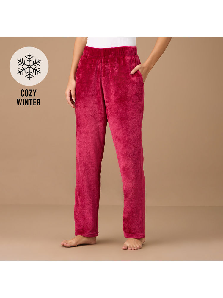 Nykd By Nykaa Luxe Fur Pants - NYS121 - Red-image-37
