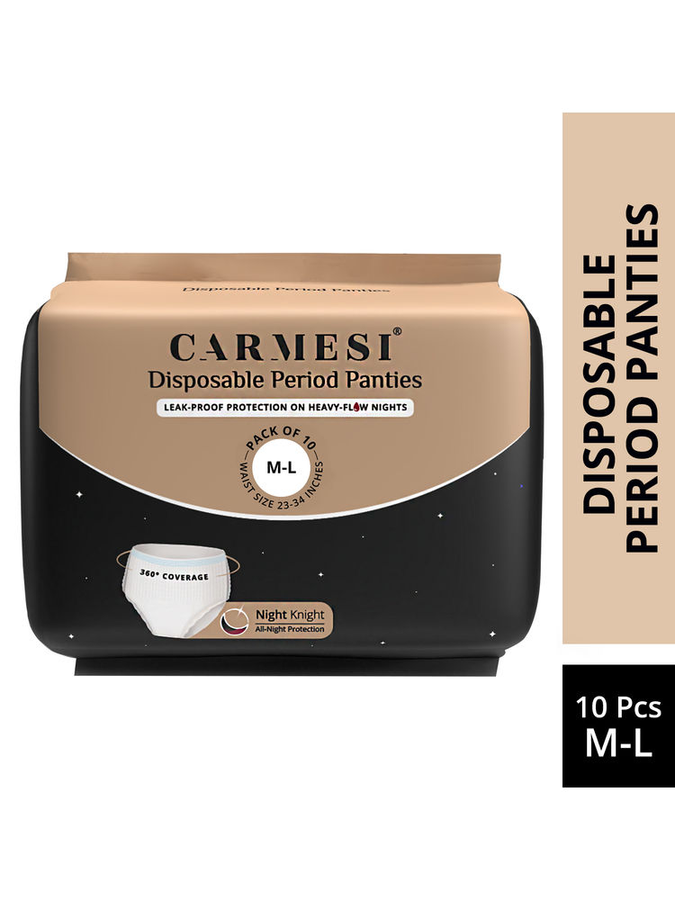 Carmesi Disposable Period Panties (M-L), Leak-Proof Protection For Heavy-Flow Nights-picture-19