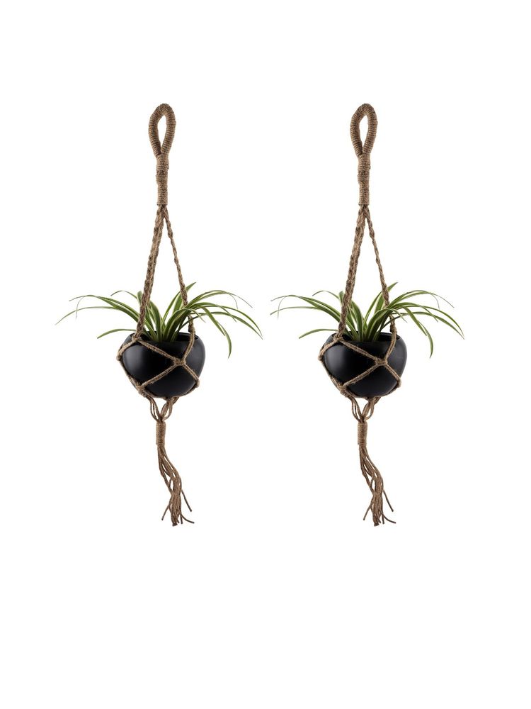 Homesake Hanging Planter Medium Jute Beige-image-20