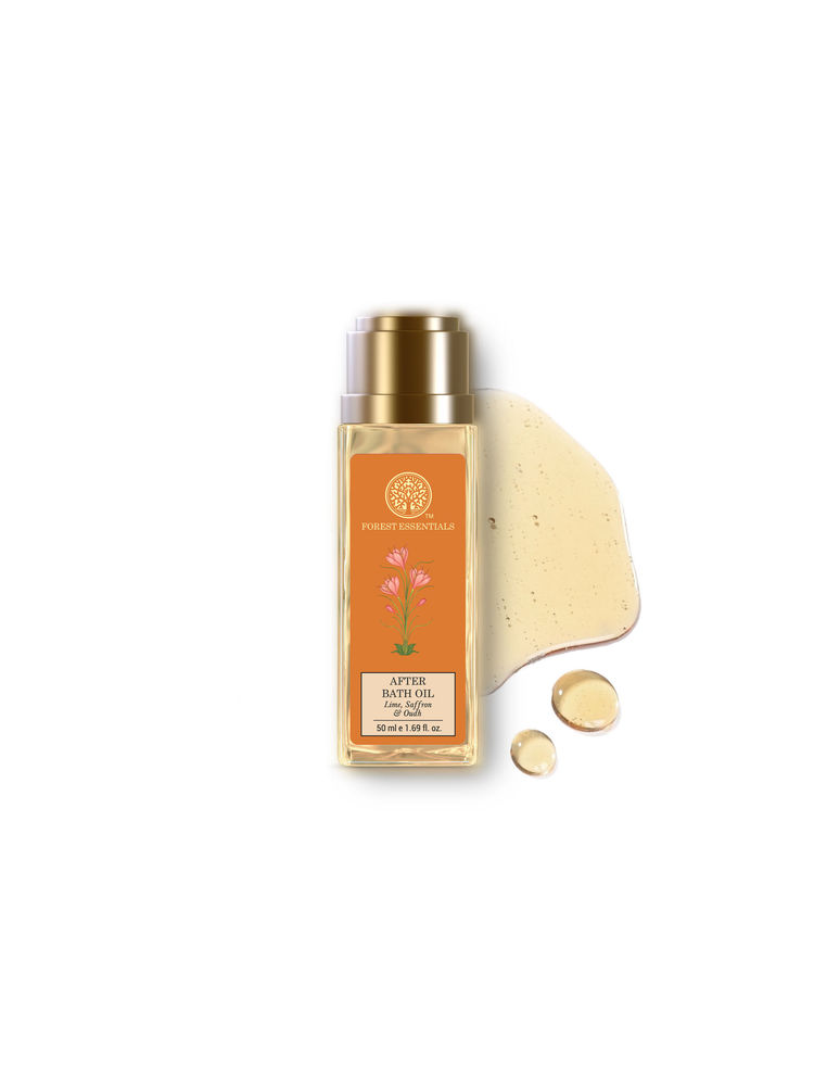 Forest Essentials Lime Saffron & Oudh Natural After Bath Oil-picture-40