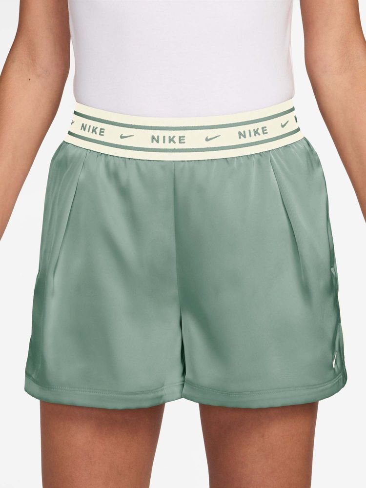Nike Nsw Offln Wvn Stn Women Green Solid Shorts - IH1329-006-image-47