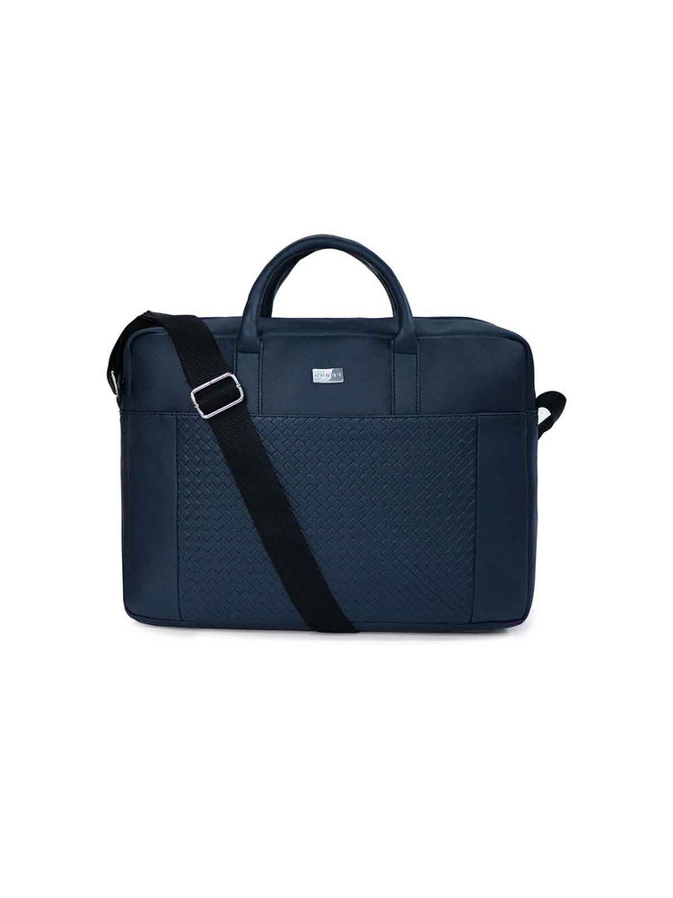 Cross Unisex Navy Blue Vegan Leather 14 Laptop Bag-image-18