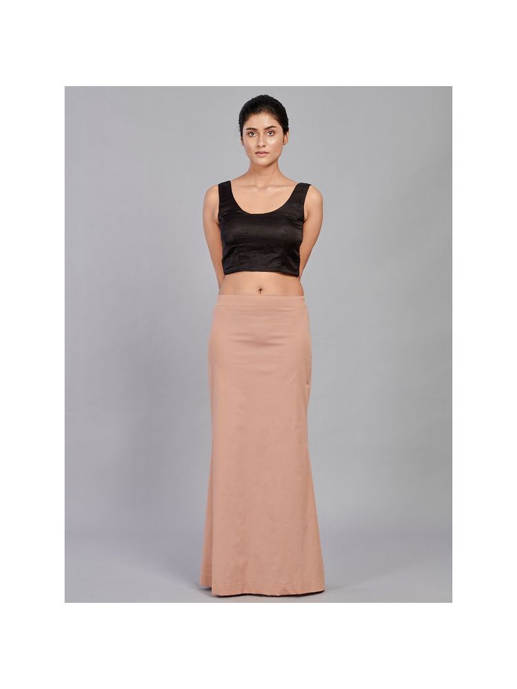 I AM BY DOLLYJAIN Cotton Lycra D'coat Brown-picture-21