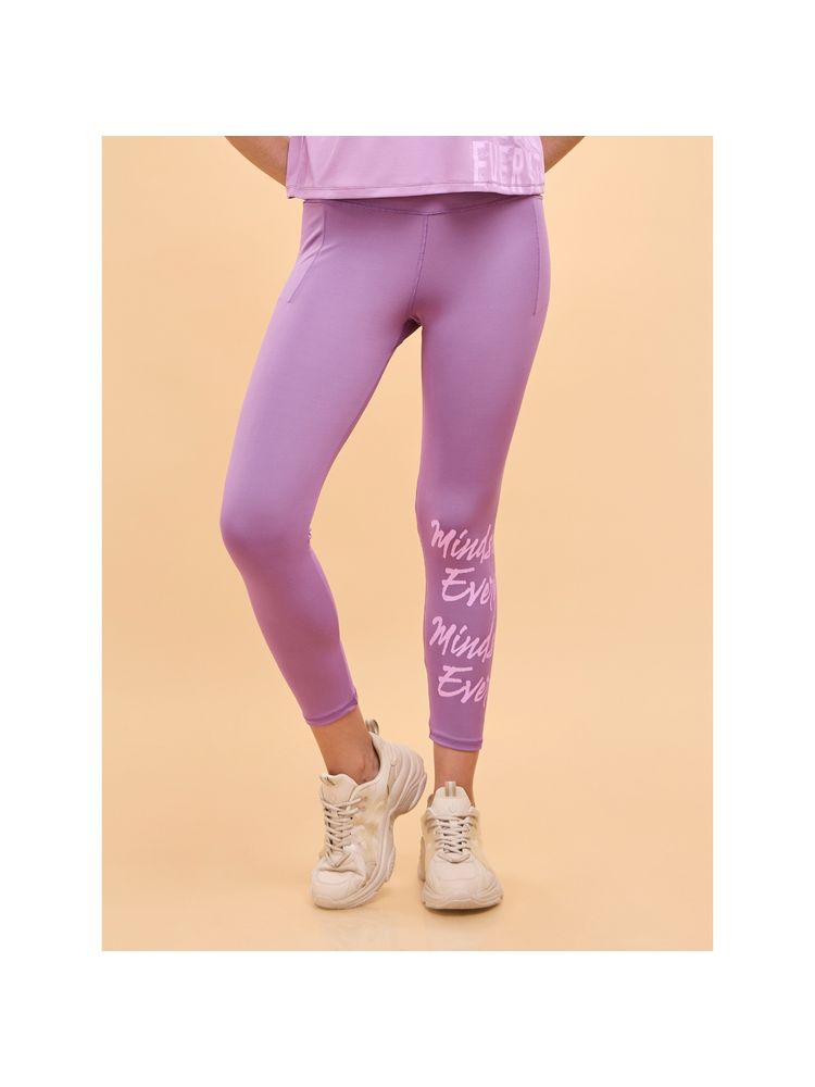 Enamor High Rise 7/8th length Elasticated Waist Calm Legging For Women - A606-picture-21