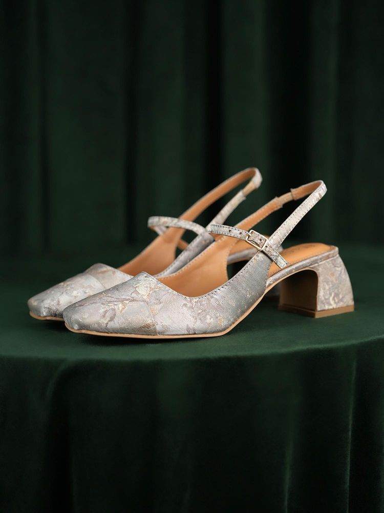 Theater Women Twiggy Diamond Trap Mary Jane Slingback Block Heel Sandals-picture-13
