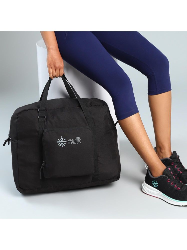 CULT Black Foldable Duffle Bag-picture-14