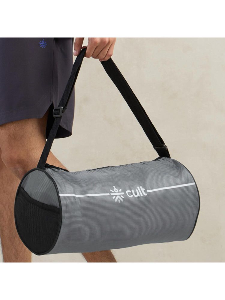 CULT Unisex Adjustable Strap Mesh Grey Duffle Bag-picture-28