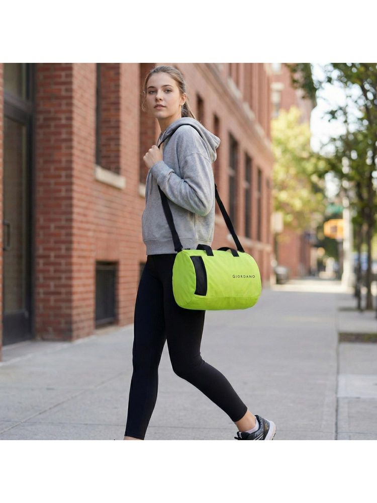Giordano Unisex 18L Polyester Duffel Bag With Detachable Strap - Green-picture-20