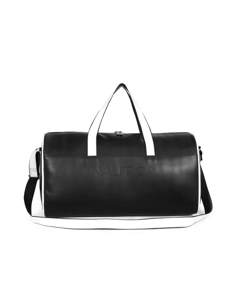 nautica accessories Nautica Unisex 25L PU Duffle Bag - Black-picture-23