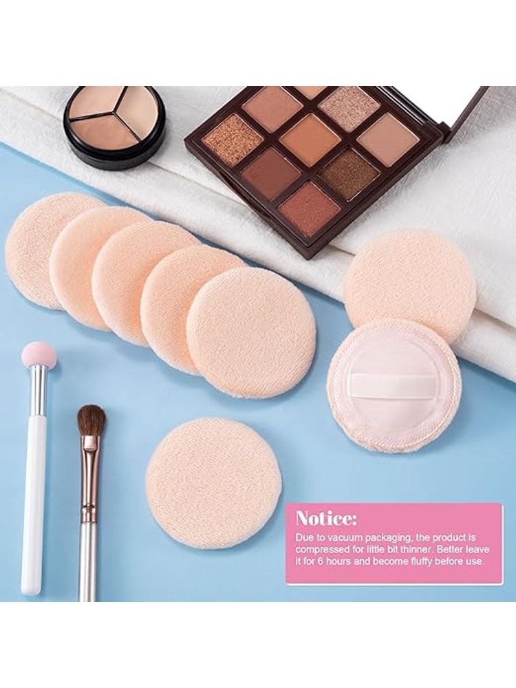 Rhe Cosmetics Midium Cotton Soft Puff - Skin(Round)-picture-15