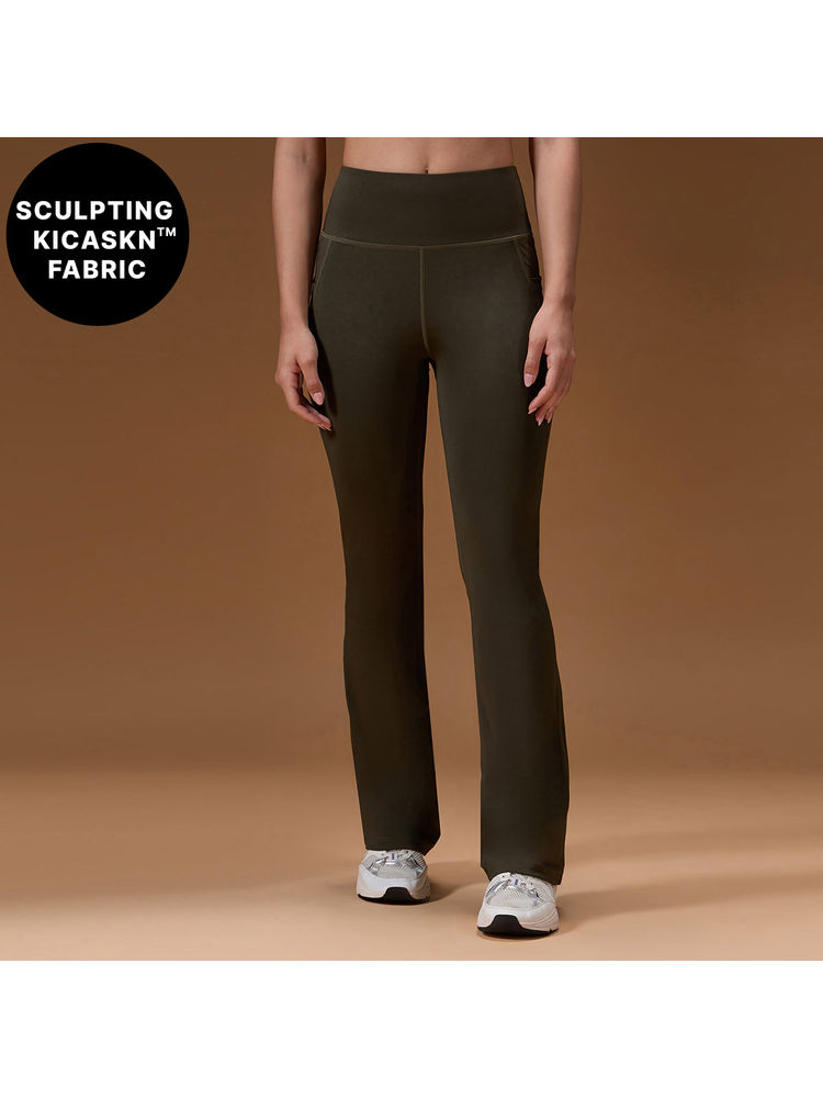 Kica High-Waist Flare Pants in KICASKN™ Sculpting Stretch Fabric with Pockets-image-41