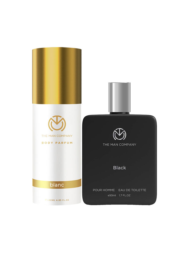The Man Company Blanc Body Perfume & Black EDT For Him