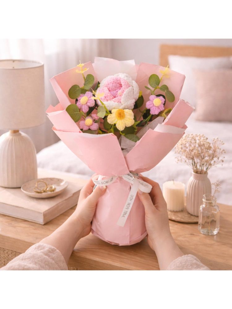 NFI Essentials Crochet Flower Bouquet, Handmade Crochet-image-12