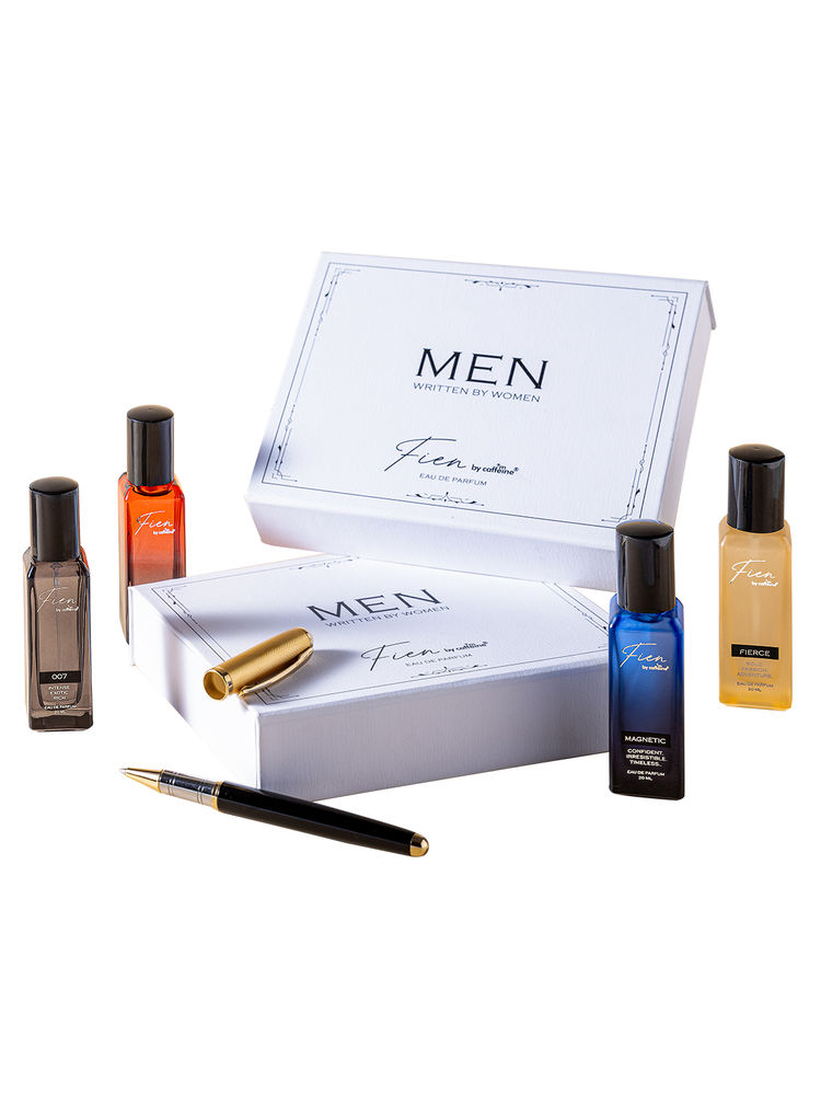 MCaffeine Fien Men Written By Women EDP Perfume Gift Set- Premium Rakhi Gift Box-picture-10