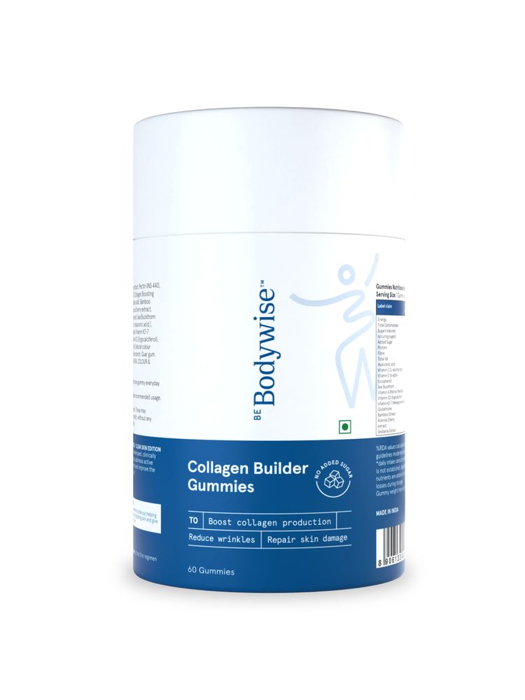 Be Bodywise Collagen Builder Gummies Vitamins For Skin Nourishes & Cleanses Skin