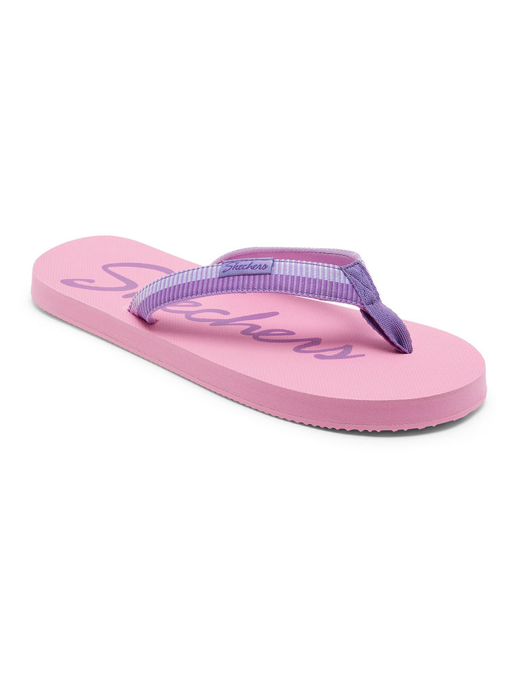 SKECHERS Women Courtwald India Pink & Lavender Casual Flipflops