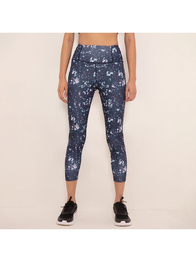 Nykd by Nykaa High Rise Trendsetter Printed Legging - NYK121 Splatter-picture-15
