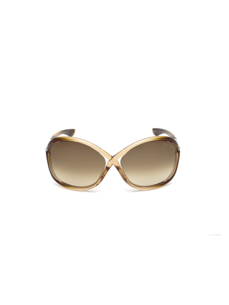 Tom Ford Eyewear Women Acetate Irregular Brown Lens Sunglass-Ft0009 64 74F (64)-picture-32