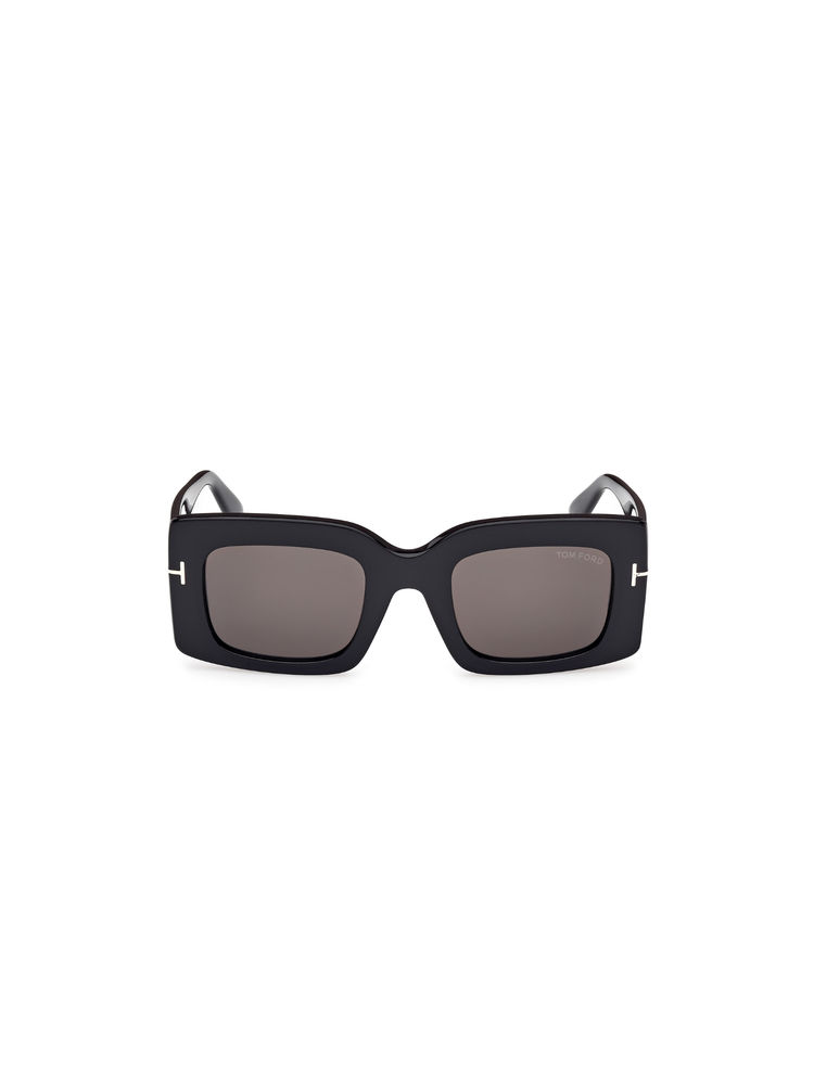 Tom Ford Eyewear Women Acetate Rectangle Grey Lens Sunglass-Ft1188 50 01A (50)-picture-6