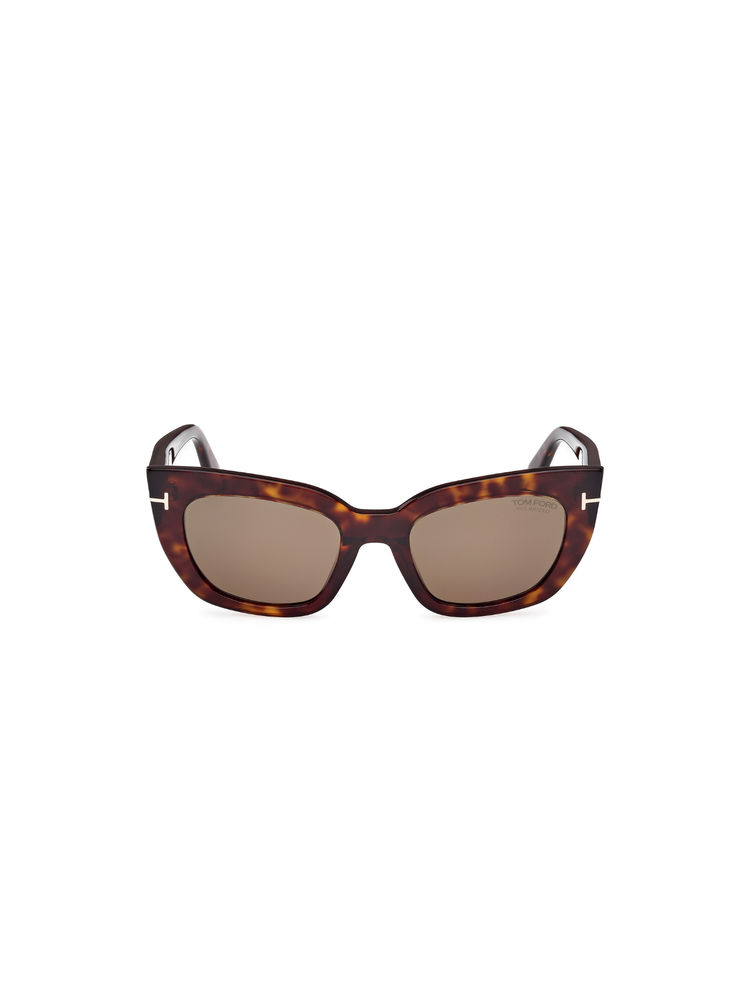 Tom Ford Eyewear Women Acetate Cat Eye Brown Lens Sunglass-Ft1190 53 52H (53)-image-16