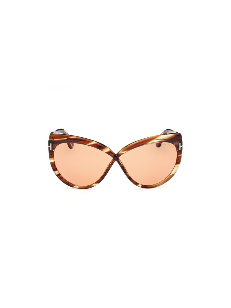 Tom Ford Eyewear Women Acetate Butterfly Brown Lens Sunglass-Ft1196 65 53E (65)-picture-9