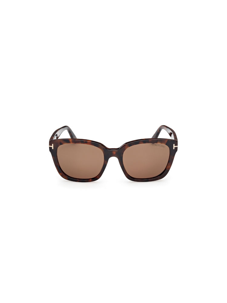 Tom Ford Eyewear Women Acetate Square Brown Lens Sunglass-Ft1216 53 52H (53)-image-15