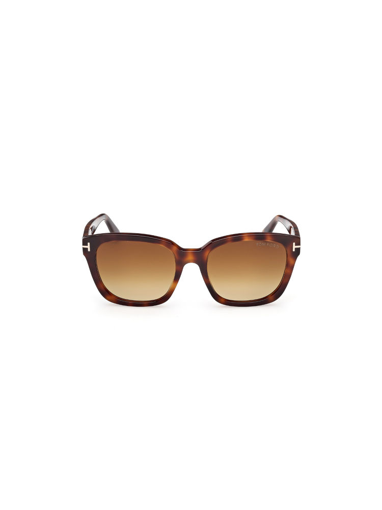Tom Ford Eyewear Women Acetate Square Brown Lens Sunglass-Ft1216 53 53F (53)-image-22